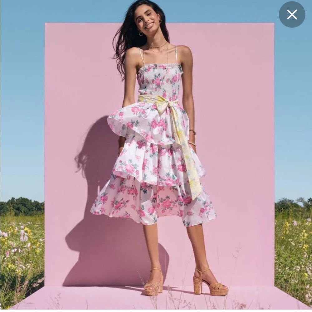 LoveShackFancy x Target Elise Floral Tiered Dress